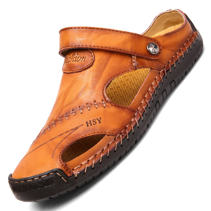 HSY™ | Sandales homme orthopédiques faites à la main : confort et maintien exceptionnel