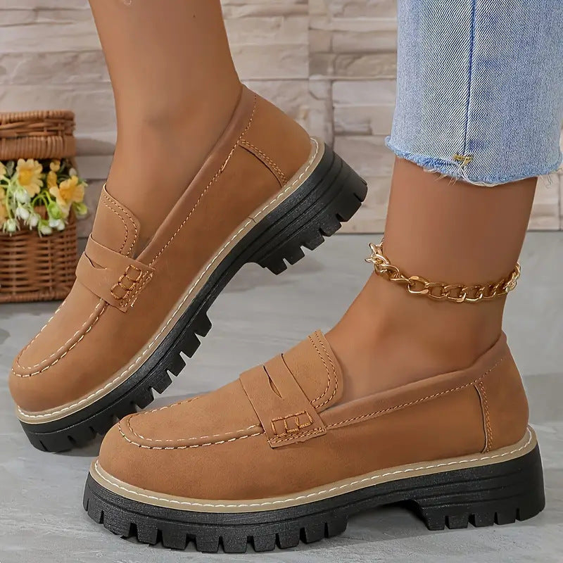 Clara™ | Mocassins Classiques Femme - Élégance et Confort Intemporels