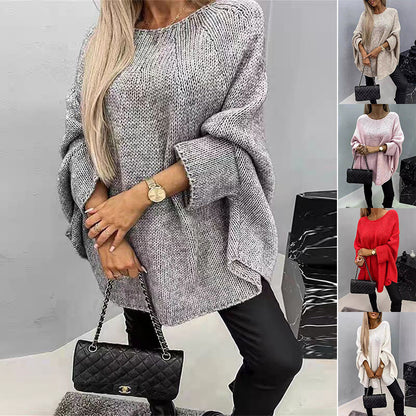 Mathilde | Pull Oversize en Maille pour un Hiver Chic et Élégance Décontractée lunnav