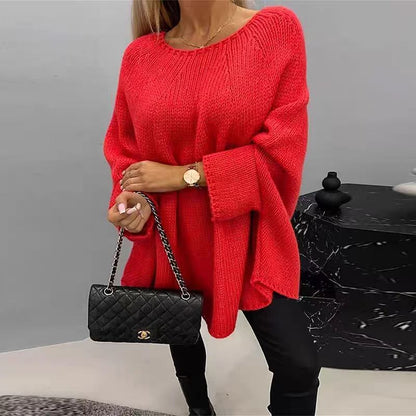 Mathilde | Pull Oversize en Maille pour un Hiver Chic et Élégance Décontractée lunnav