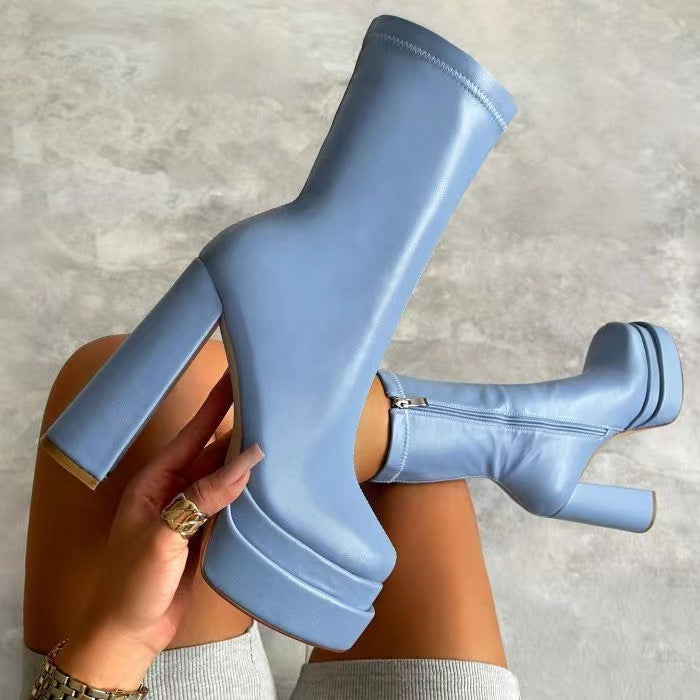 Finition haut de gamme des bottines Summit Luxe™ pour un style unique.