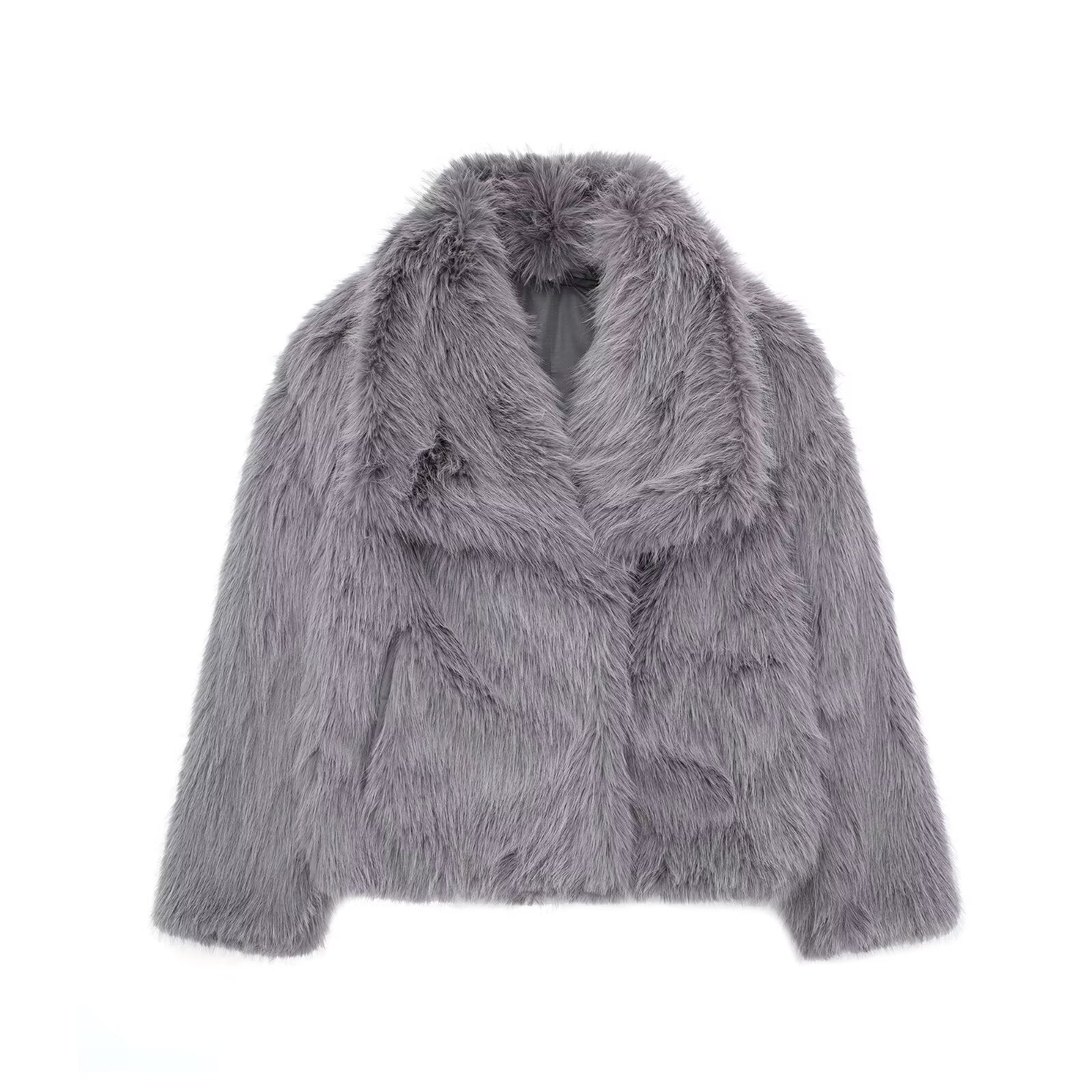 Clara | Cardigan Court en Fausse Fourrure pour un Street Style Élégant et Confortable lunnav
