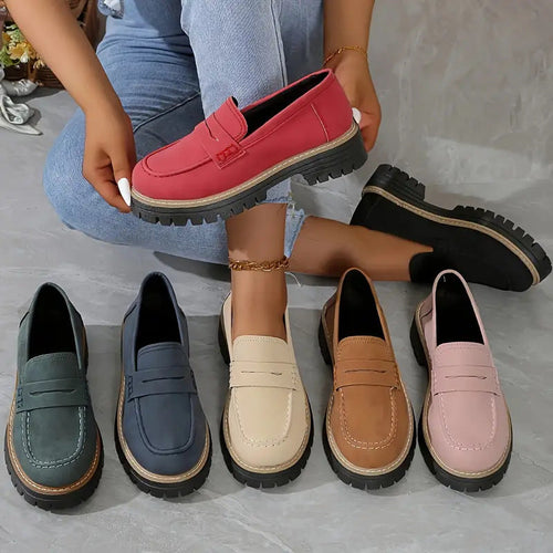 Clara™ | Mocassins Classiques Femme - Élégance et Confort Intemporels