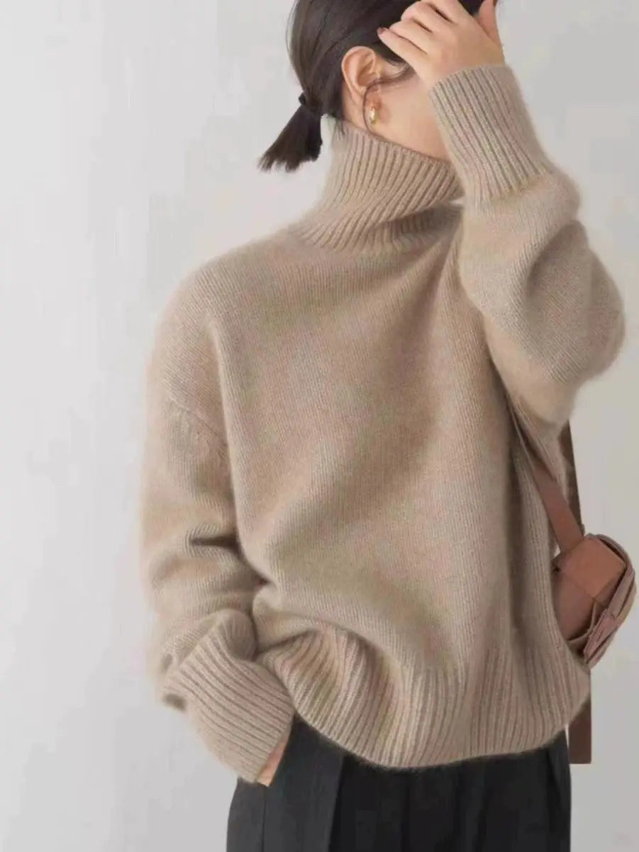 Éloïse | Pull Oversize en Cachemire pour un Luxe Décontracté lunnav